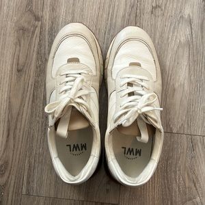 Madewell Kickoff Trainer Sneakers in Neutral Colorblock Leather